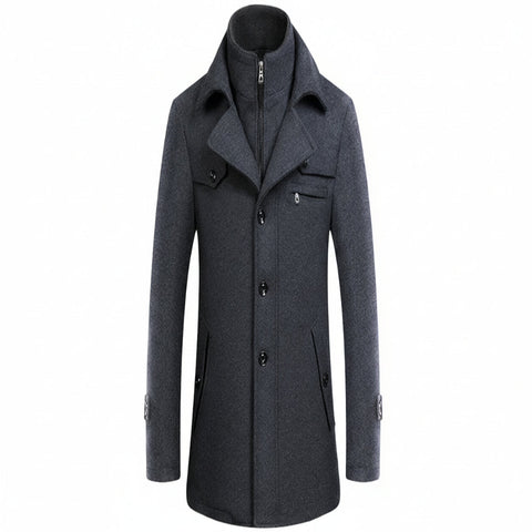 Wool jacket men's woolen coat