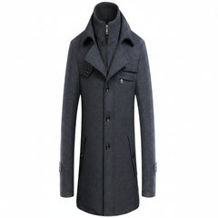 Wool jacket men's woolen coat
