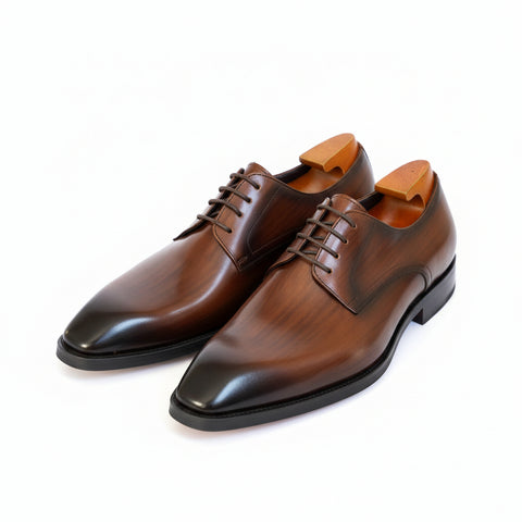 Wood Grain Pattern Men's Fashion Shoes