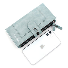 Fashion Minimalist Magnetic Buckle Multi-card Slots