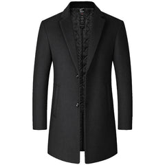 Men Casual Wool Coat