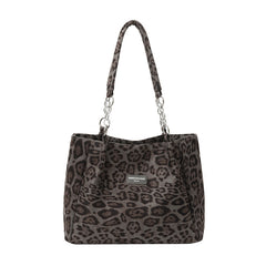 Leopard-print Tote Bag