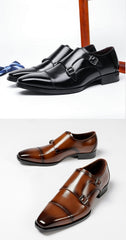 Men's Leather British Style Business Shoes