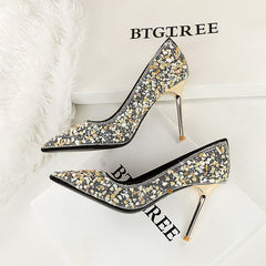 Versatile Rhinestone Wedding Bridal Shoes