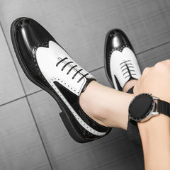 Fashion Men's Brogue Leather Shoes