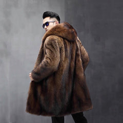 Men's Long Mink Coat