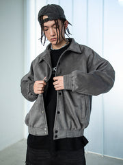 Men's Suede Loose Jacket