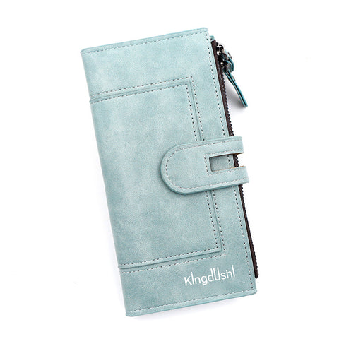 Fashion Minimalist Magnetic Buckle Multi-card Slots