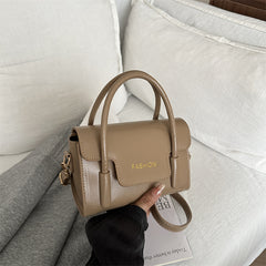 Womens Minimalist Solid-color Trendy Niche Bag