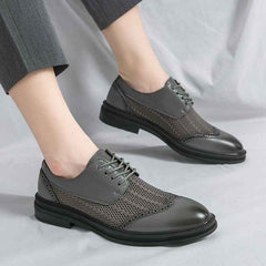 Hollow-out Brogue Men's Shoes