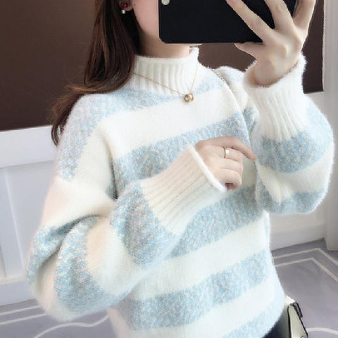 Raw Sweater Female Loose Outer Wear