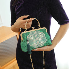 Pearl-embroidered Handbags Shoulder Bags