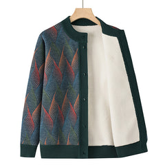 Female Fleece-lined Thick Warm Sweater