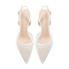 Women's Hollow Bead High-heeled Sandals