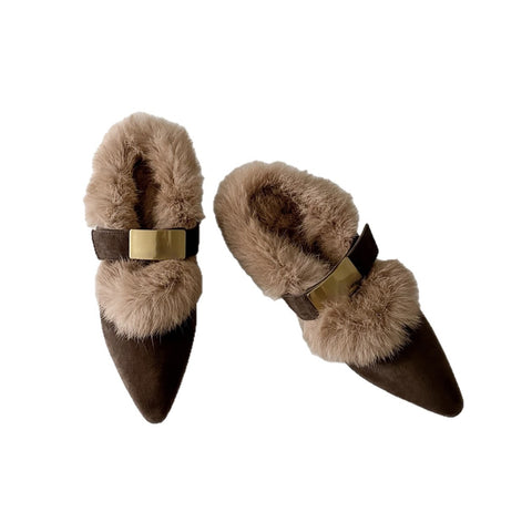 Leather Slingback Shoes Casual Boots