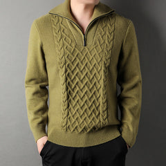 Fashionable Outerwear Men Coat Sweater
