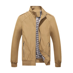 Casual Stand Collar Jacket Men