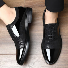 Men's Versatile Spring And Autumn Business Leather Shoes