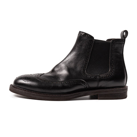 New Chelsea Brogue Carved Leather Shoes