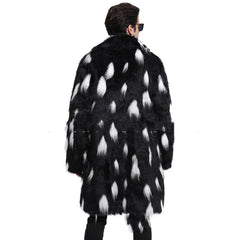 Fur Men's Warm Coat