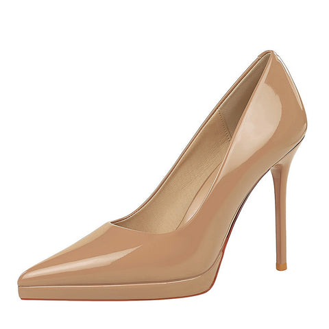 Professional Stylish Patent Leather Pumps