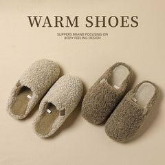 Womens Cozy Thick Soled Slippers For The Home