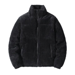 Corduroy Jacket Men Winter Thickening