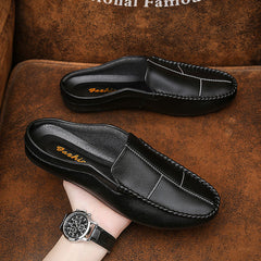 Half-wrapped Men's Loafers Slip