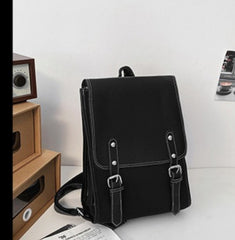 Solid Buckle Business Backpack
