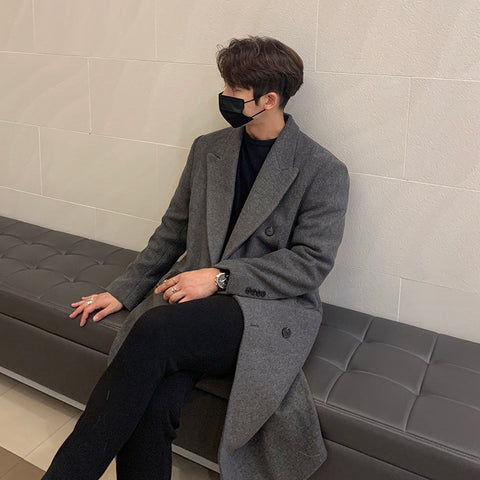Trendy Wool Coat For Men