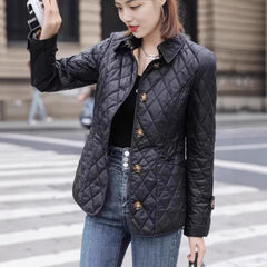 Slim-Fit Diamond-Quilted Cotton Jacket