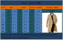Thickened Long Section Double Breasted Coat