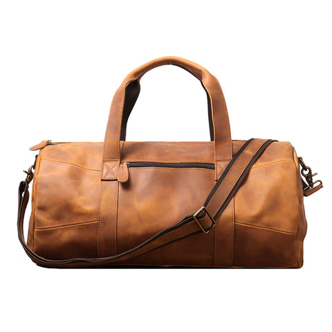 Men's Genuine Leather Travel Bag