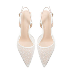Women's Hollow Bead High-heeled Sandals