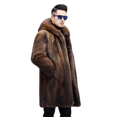 Men's Long Mink Coat