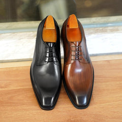 Wood Grain Pattern Men's Fashion Shoes
