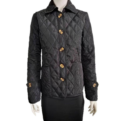 Slim-Fit Diamond-Quilted Cotton Jacket