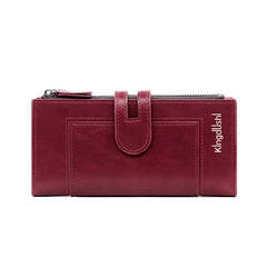 Fashion Minimalist Magnetic Buckle Multi-card Slots