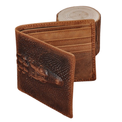 Leather Hand-stitched Short Wallet