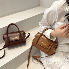 Womens Minimalist Solid-color Trendy Niche Bag