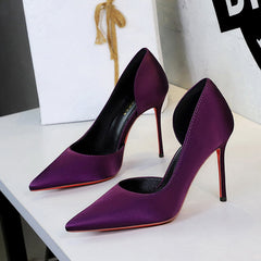 Shallow Mouth Red Bottom High Heels Women