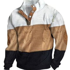 Half Zipper Sweater For Men Winter