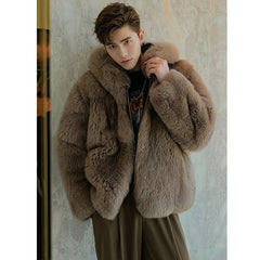 Trendy Fox Fur Coat