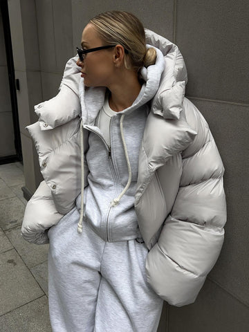Fashion Bread Coat Cotton Puffer Jacket For Women