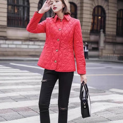 Slim-Fit Diamond-Quilted Cotton Jacket