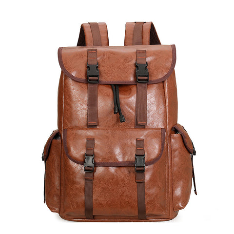 PU Leather Business Outdoor Backpack