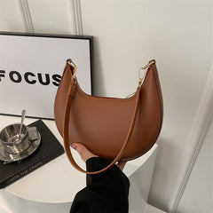 New Simple All-Match Textured Shoulder Bag For Women