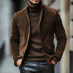 Men's Retro Casual Suede Jacket