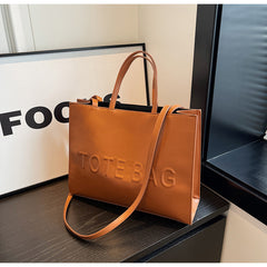 Retro Tote Trendy College Student Commuter Handbag