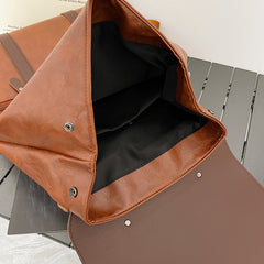 Large Capacity Flip PU Multi functional Bag
